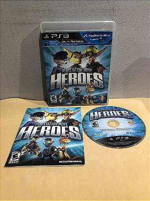 COM DETALHES - Playstation Move Heroes Americano PS3