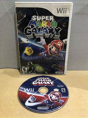 COM DETALHES - Super Mario Galaxy Sem Manual Americano Wii