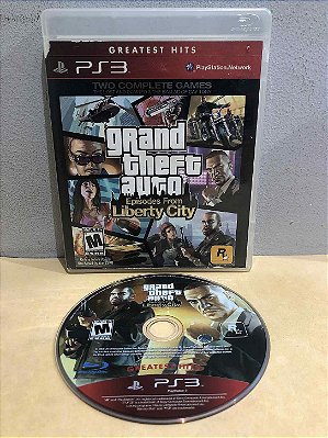 COM DETALHES - Grand Theft Auto Episodes from Liberty City Greatest Hits Sem Manual Americano PS3