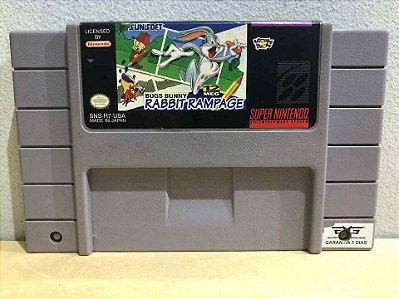 Bugs Bunny Rabbit Rampege Americano Super Nintendo