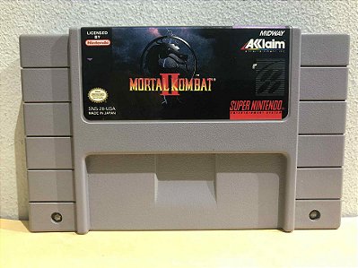 Mortal Kombat 2 Americano Super Nintendo