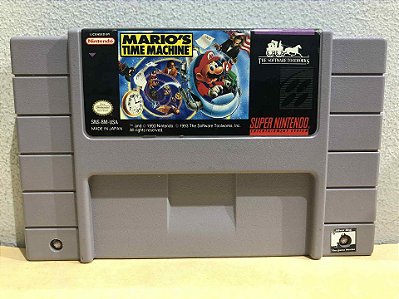 Marios Time Machine Americano Super Nintendo