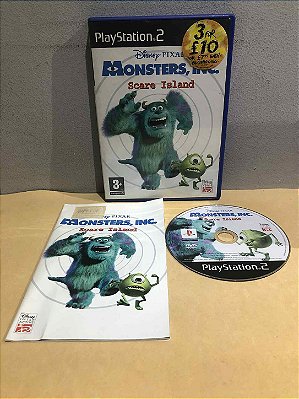 Disney Pixar Monsters Inc Scare Island Europeu PS2