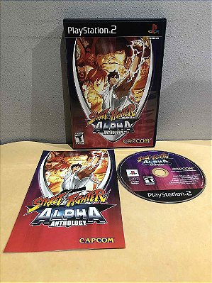 Street Fighter Alpha Anthology Americano PS2