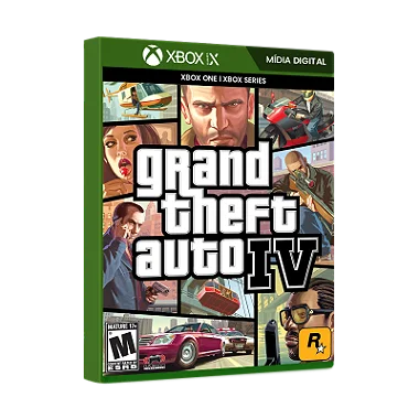Grand Theft Auto 4 Xbox One / Series X|S Mídia Digital