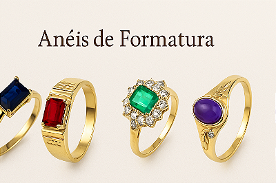 Anel de Formatura em Ouro