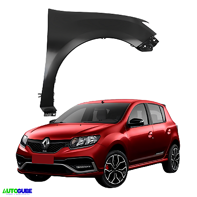 Paralama Sandero Logan 2020 2021 2022 2023 2024 Sem Furo Moldura Lado Direito