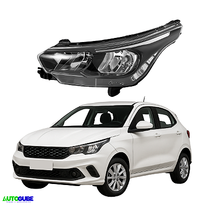 Farol Argo Cronos 2017 2018 2019 2020 2021 2022 2023 2024 2025 Sem Led Lado Esquerdo