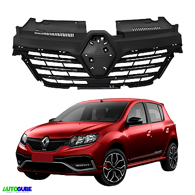 Grade Radiador Sandero Logan  2020 2021 2022 2023 (Sem Emblema)