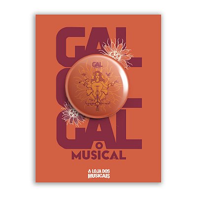 Botón Laranja - GAL O MUSICAL