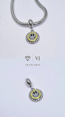 Berloque Smile Com Zircônias