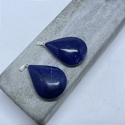 PINGENTE GOTA QUARTZO AZUL-EQUILIBRIO