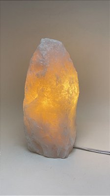 LUMINÁRIA DRUSA QUARTZO BRANCO CRISTAL