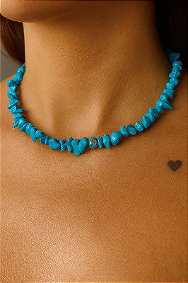CHOKER TURQUESA- INTEGRIDADE