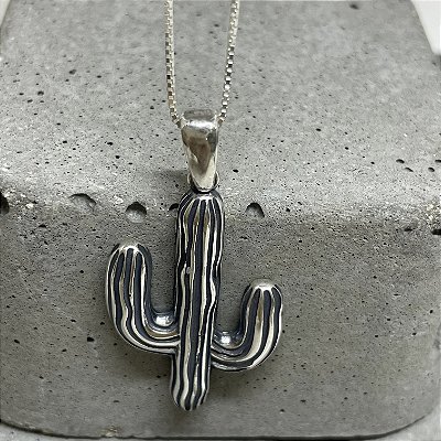 PINGENTE CACTO BOHO