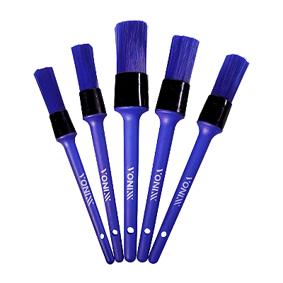 KIT DE PINCÉIS DETALHAMENTO EXTERNO - Kit com 5 Pincéis - Vonixx