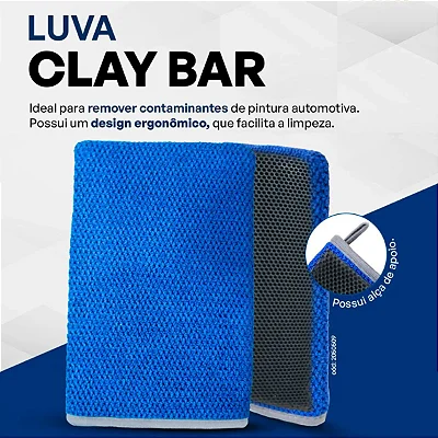 Luva Clay Bar VONIXX - Limpeza Eficiente para Pintura Automotiva