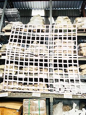 Rede De Contenção Branca 3t | 3m X 3m Vão 50mm | 6 Alças