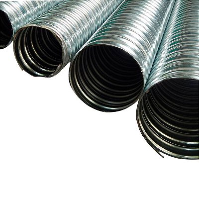 Bainha metálica corrugada galvanizada - MAXICABOS