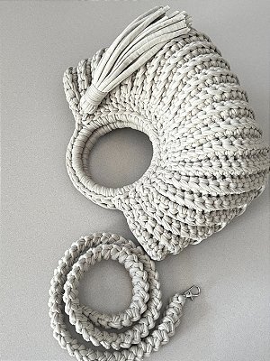 Bolsa de mão Modelo Avaí fio de malha