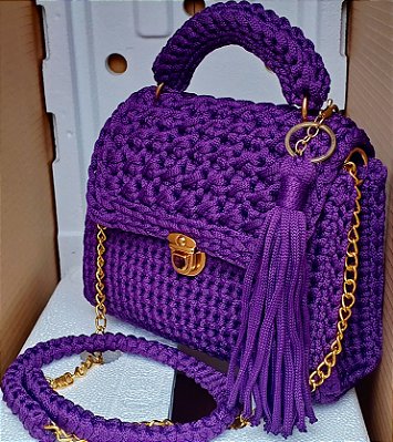 Bolsa de ombro em fio Náutico Modelo Ana