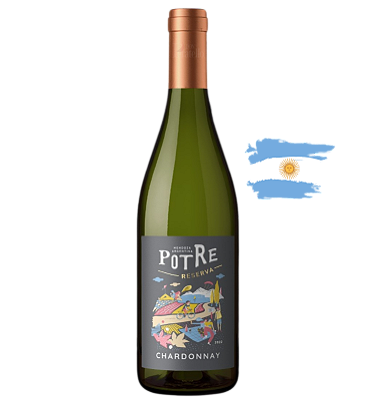 Potre Chardonnay Reserva - Vinho Branco Fino Argentino