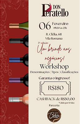 Um Brinde aos Negócios! 3ª edição