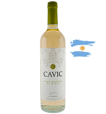 CAVIC Branco - Vinho Argentino Meio Seco