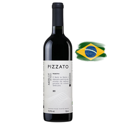 Pizzato Merlot Reserva - Vinho Tinto Nacional