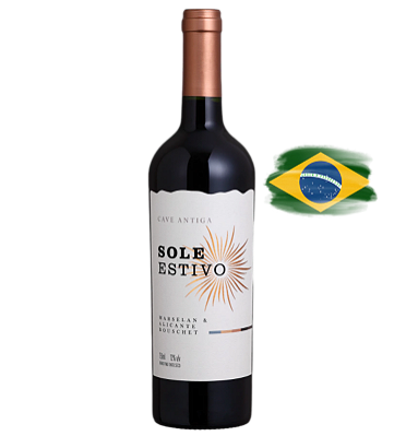 Cave Antiga Sole Estivo Marselan e Alicante - Vinho Tinto Nacional