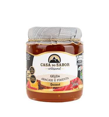 Geleia de Abacaxi com Pimenta Casa do Sabor