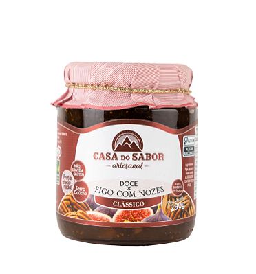 Geleia de Figo com Nozes Casa do Sabor
