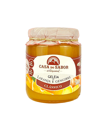 Geleia de Laranja com Gengibre Casa do Sabor
