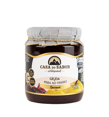 Geleia de Pera ao Vinho Casa do Sabor