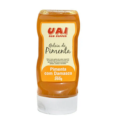 Geléia de Pimenta com Damasco Uai