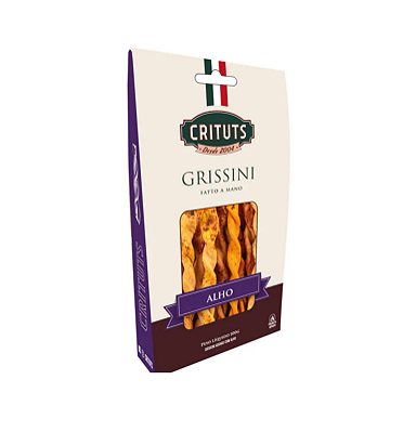 GRISSINI ALHO CRITUTIS