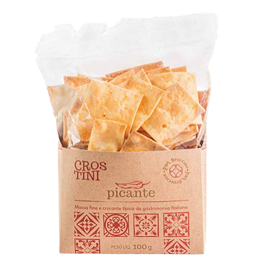 Mini Crostini PICANTE Pan Broccine 100gr