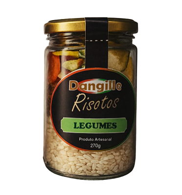 Risoto no pote Legumes Dangille
