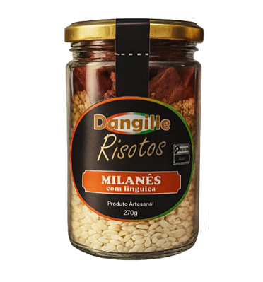 Risoto no pote Milanês Dangille