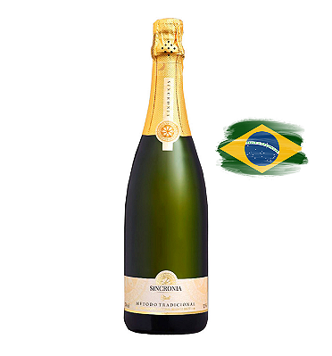 Espumante Sincronia Brut Branco Franco Italiano