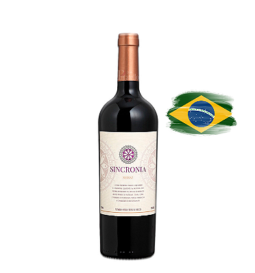 Vinho Fino Tinto Seco Sincronia Shiraz