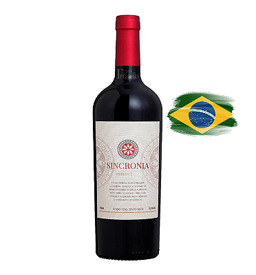 Vinho Fino Tinto Seco Sincronia Merlot