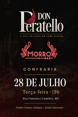 Confraria Don Peratello no Morro Bar - LOTE 1