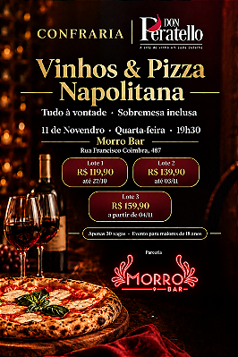 Confraria Don Peratello no Morro Bar - LOTE 1