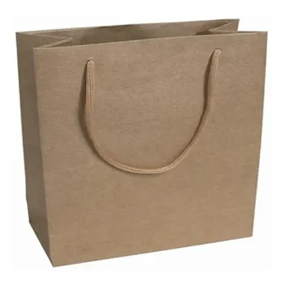 Sacolas de papel Kraft 22x22x10 cm