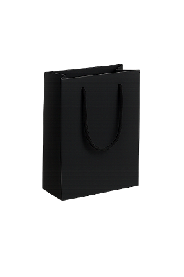 Sacolas de papel Preto 10x10x5 cm