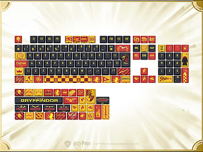 KIT DE KEYCAPS SPECIAL EDITION HARRY POTTER - GRYFFINDOR