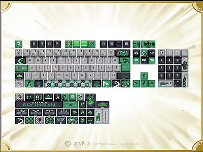 KIT DE KEYCAPS SPECIAL EDITION HARRY POTTER -SlytheRin