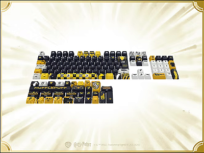 KIT DE KEYCAPS SPECIAL EDITION HARRY POTTER - HUFflePuff