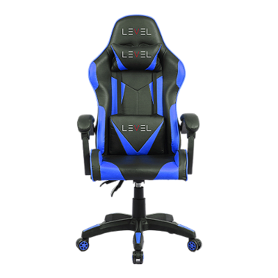 CADEIRA GAMER LV-C01DN - PRETO COM AZUL - Level
